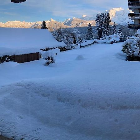 شقة La Marmotte: Vue Mont Blanc, Terrasse, Parking كومْبلو المظهر الخارجي الصورة