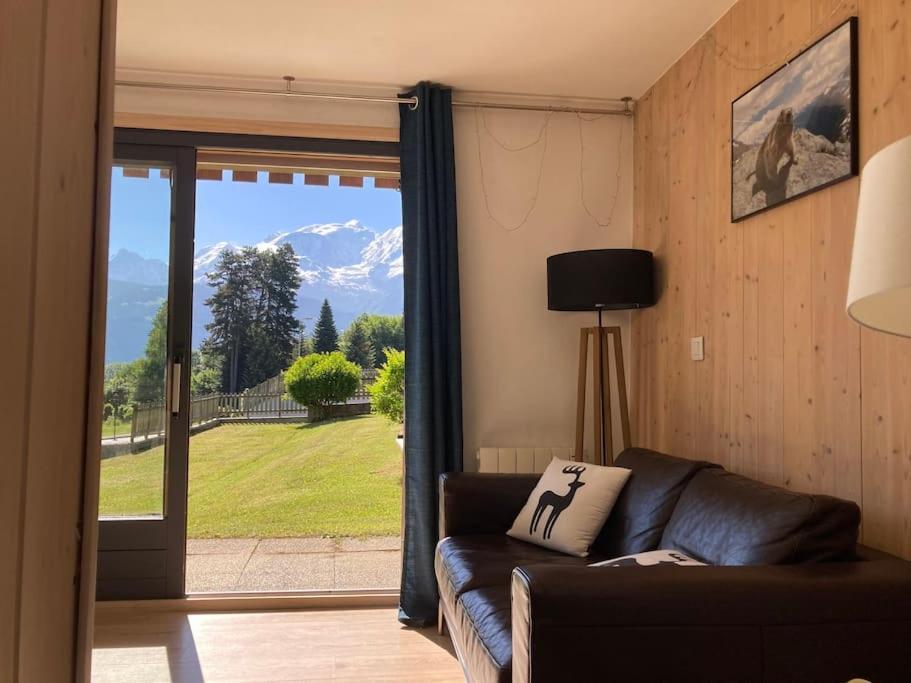 شقة La Marmotte: Vue Mont Blanc, Terrasse, Parking كومْبلو المظهر الخارجي الصورة