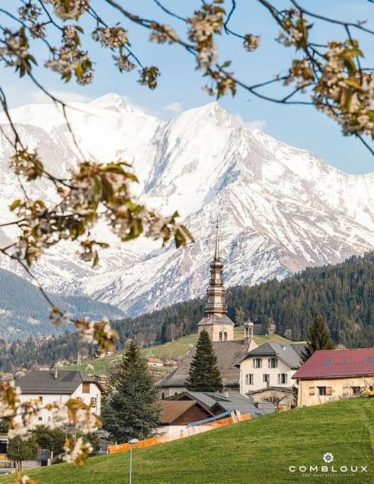 شقة La Marmotte: Vue Mont Blanc, Terrasse, Parking كومْبلو المظهر الخارجي الصورة