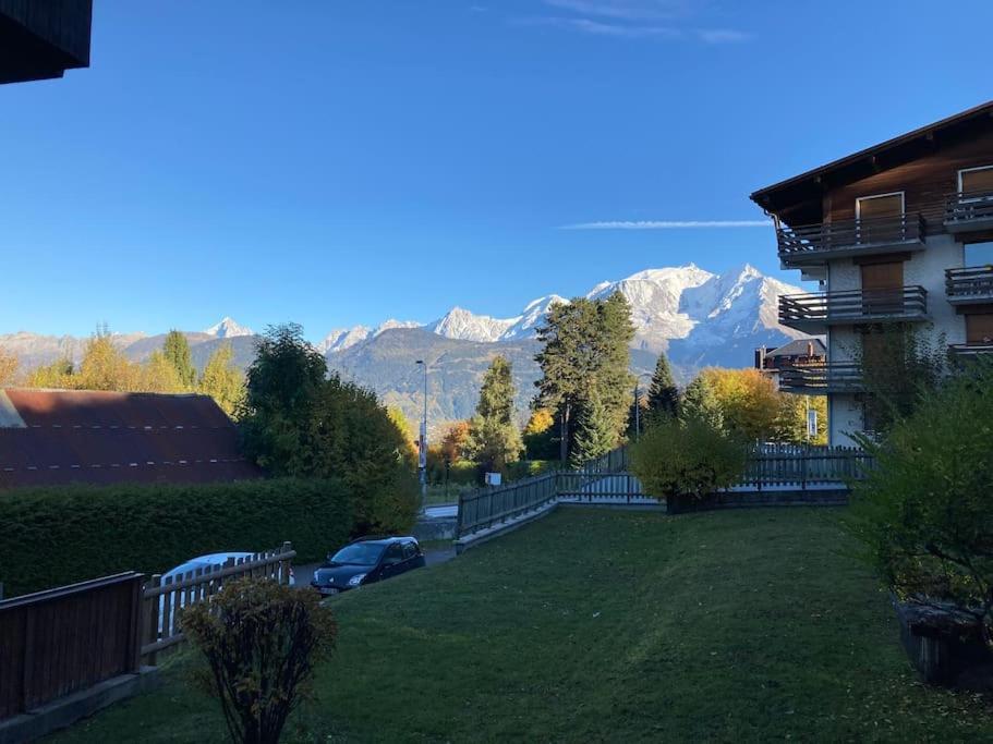 شقة La Marmotte: Vue Mont Blanc, Terrasse, Parking كومْبلو المظهر الخارجي الصورة