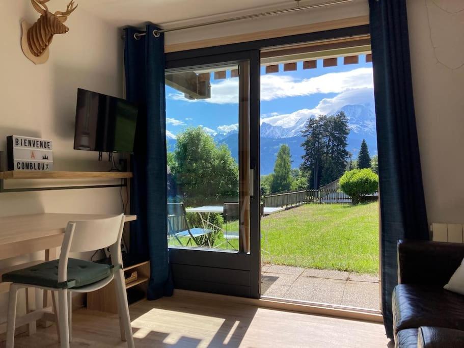 شقة La Marmotte: Vue Mont Blanc, Terrasse, Parking كومْبلو المظهر الخارجي الصورة